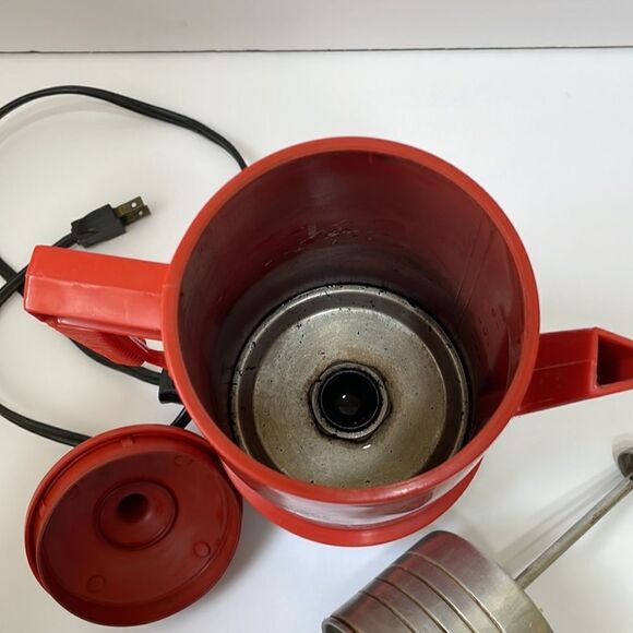 VINTAGE 70s‎ REGAL POLY PERK PERCOLATOR IN RED - Picture 4 of 6